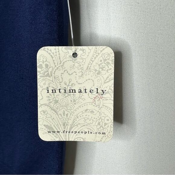 FREE PEOPLE Intimately Navy Tank Top NWT in M/L - Picture 4 of 7